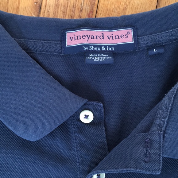 Men’s Polo Navy Blue size Large - Picture 2 of 2